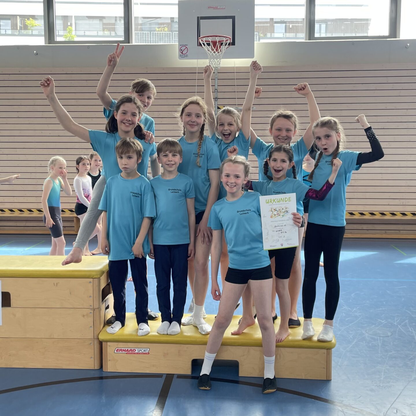 Erfolgreicher 3. Platz beim Geräteturnturnier